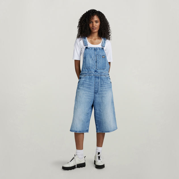 Short Bib Overall Light blue G STAR GB