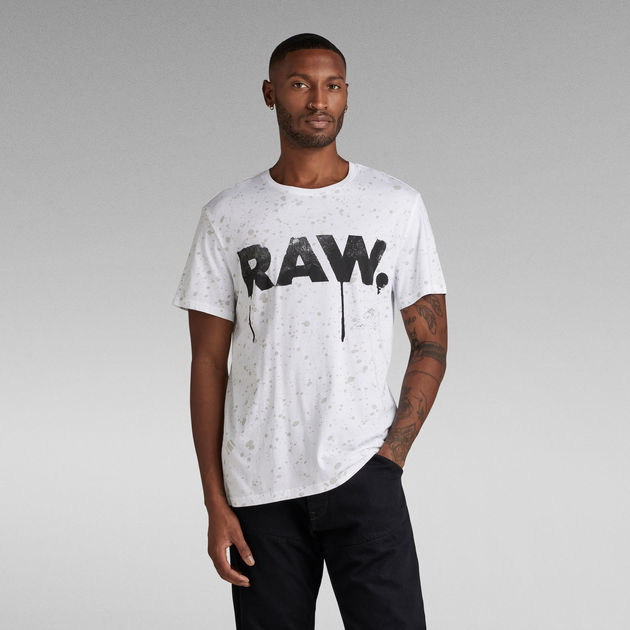 Raw. Splatter T Shirt Multi color G STAR HR