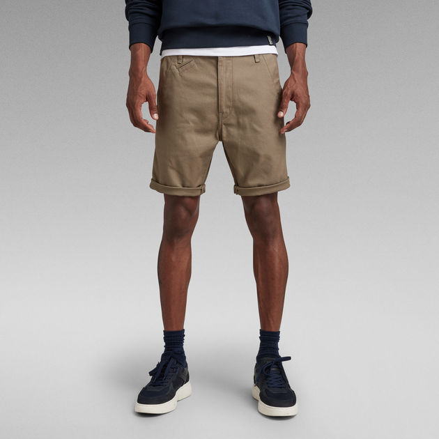 Bronson 2.0 Slim Chino Shorts, Brown