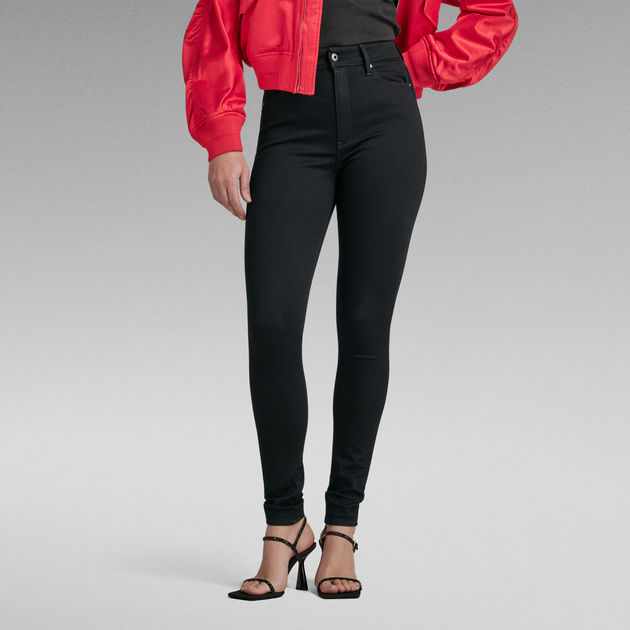 Kafey Ultra High Skinny Jeans | ブラック | G-STAR® JP