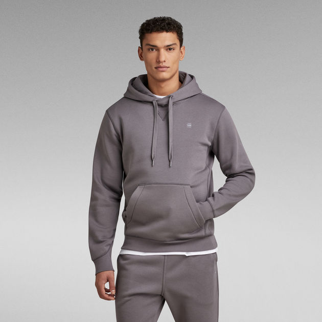 RAW® | G-Star | Core US Sweater Hooded Grey Premium