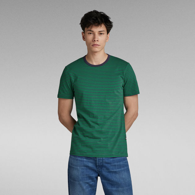 Stripe Slim T Shirt Multi color G STAR ZA