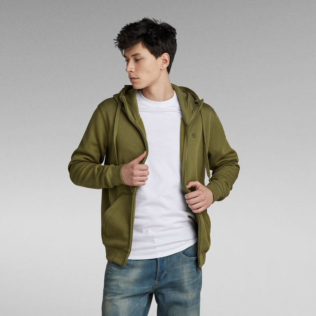 G-Star | Premium Green | RAW® Core Sweater Zip US Hooded