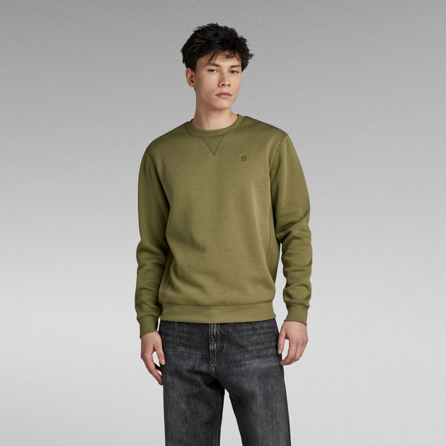 Sweater Green Premium US Core G-Star | RAW® |