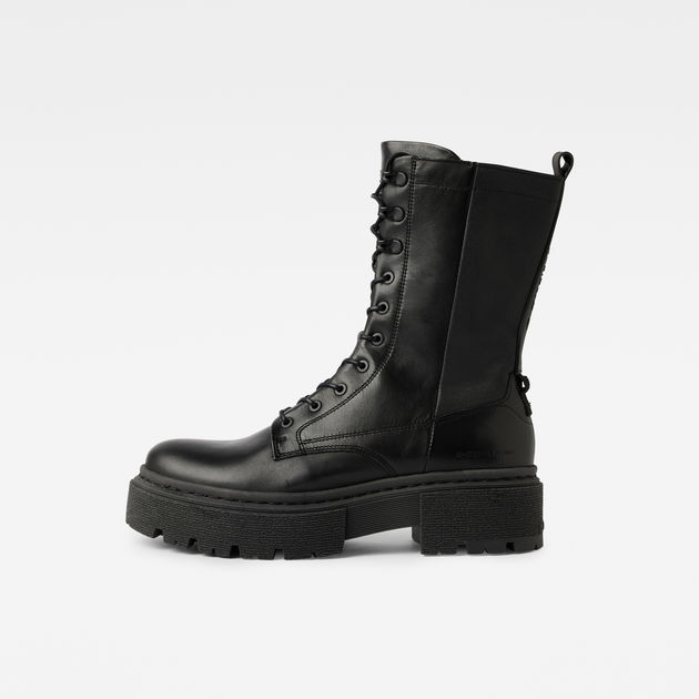 Botas Kafey Performance High Leather Denim Negro G-STAR® ES