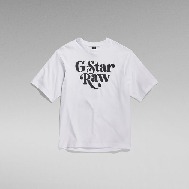 Unisex Foxy Boxy T-Shirt | ホワイト | G-STAR® JP