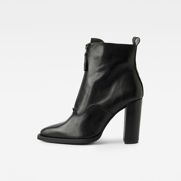 Mysid Mid Leather Zip Boots Black G STAR ZA