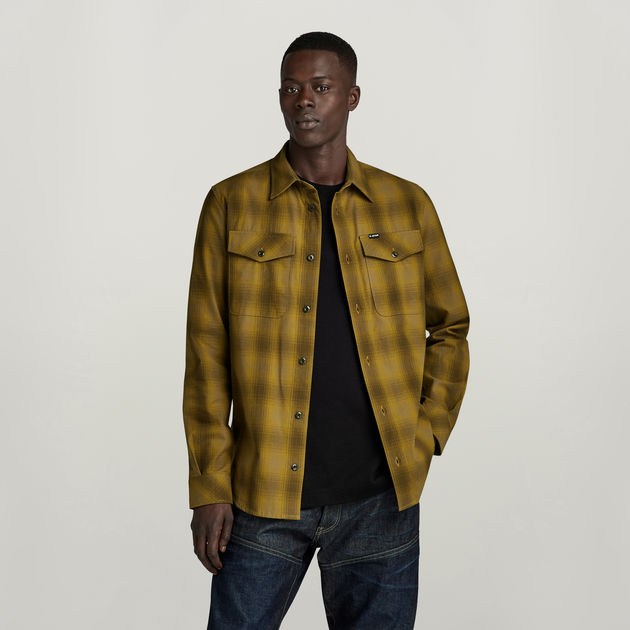 G star flannel hot sale shirt
