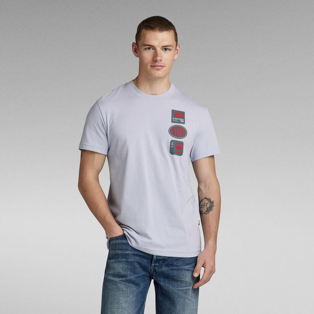 T-Shirt DE | | Multi Badge Grau RAW® G-Star