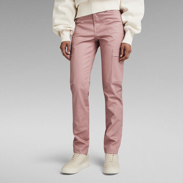 Pastel Pink Cargo Pants
