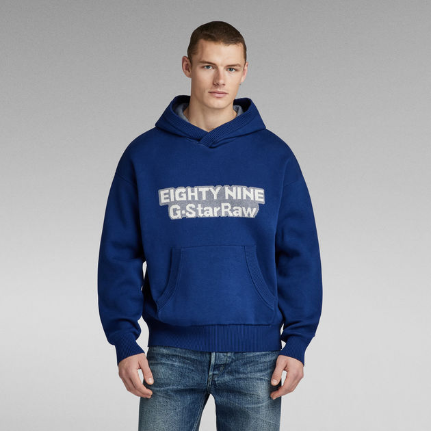 G-Star RAW Back Graphic Loose Hooded Sweatshirt, Suéter para