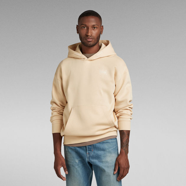 Unisex Core Loose Hoodie Beige G STAR KR