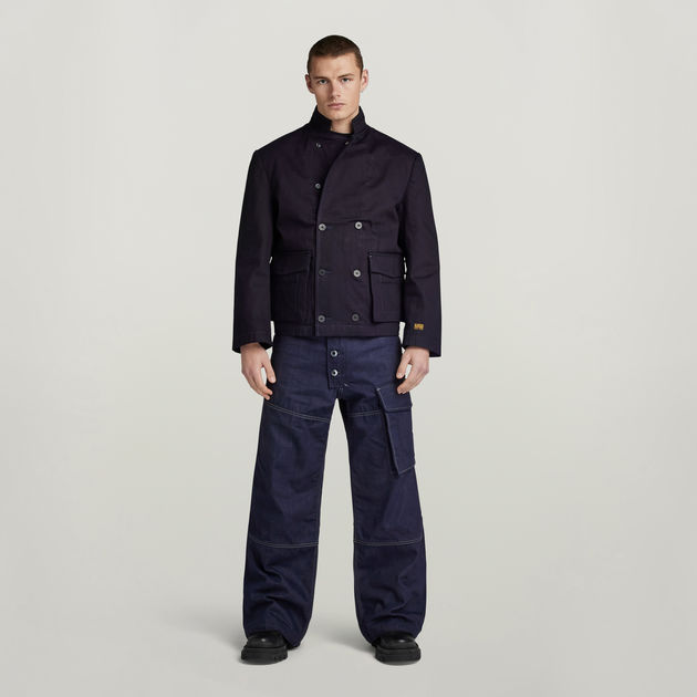 GSRR Cropped Jacket | Dark blue | G-Star RAW® CA