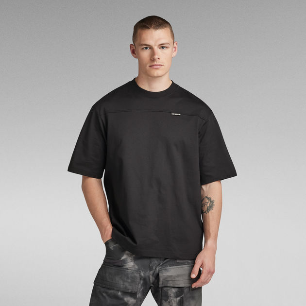Oversized T Shirt Boxy Base 2.0 Black G STAR GB
