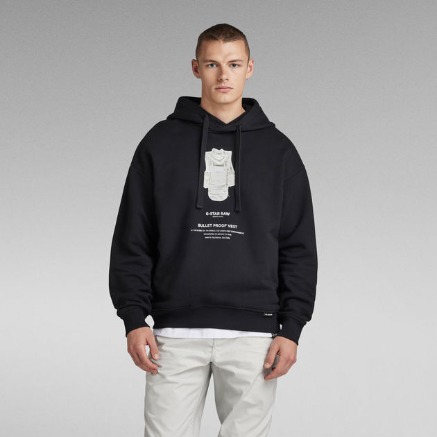 G star raw online black sweatshirt