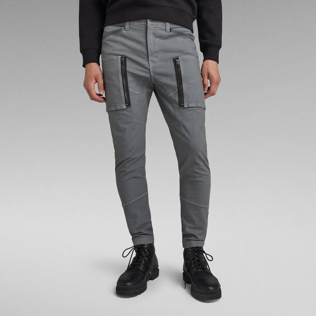 Zip Pocket 3D Skinny Cargo Pants | Grey | G-Star RAW® US