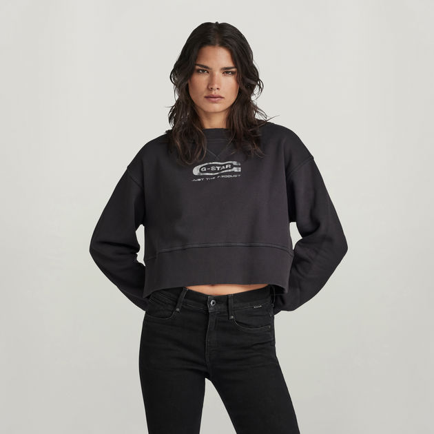 Vintage cropped sweatshirt store