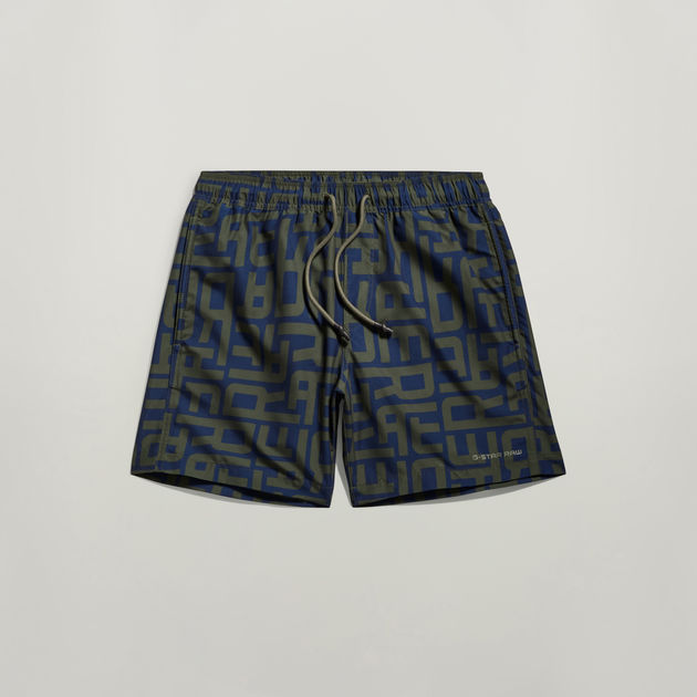 Dirik Letter Allover Swimshorts Multi color G Star RAW SG