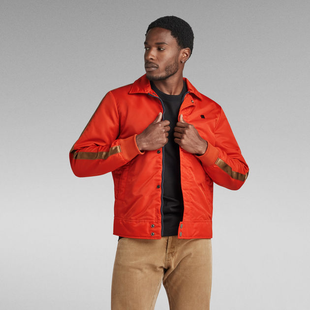 Harrington Jacket Orange G STAR ZA