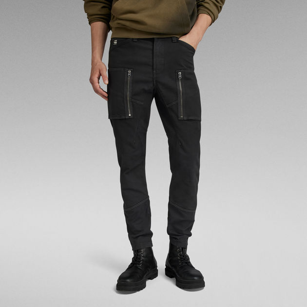 Zip Pocket 3D Skinny Cargo Pants | ブラック | G-Star RAW® JP