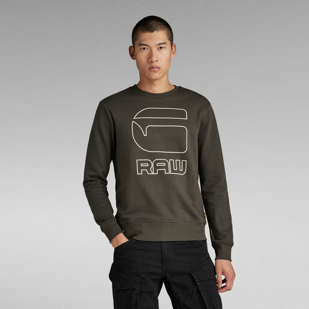 Graphic Graw Sweater Grey G STAR ZA