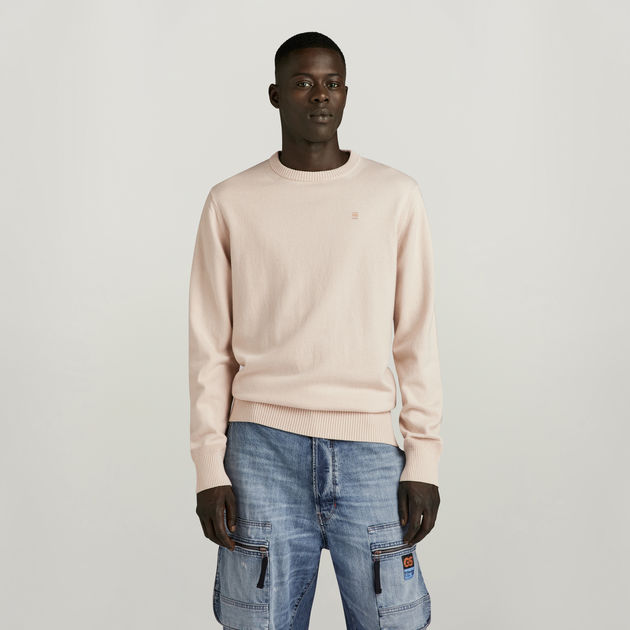 Premium Core Knitted Sweater White G Star RAW US