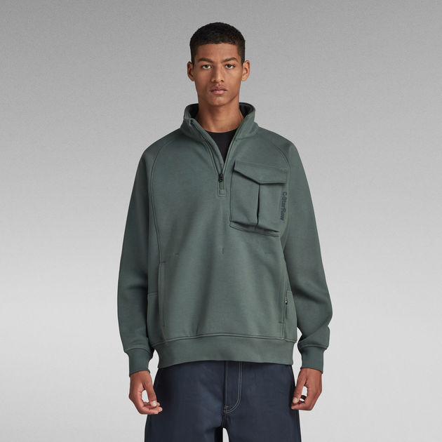 Anorak Loose Sweater Grey G STAR CA
