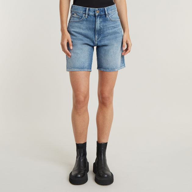 High Bermuda Shorts Clean Edge Light blue G STAR NL