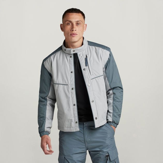 Mens hot sale grey overshirt