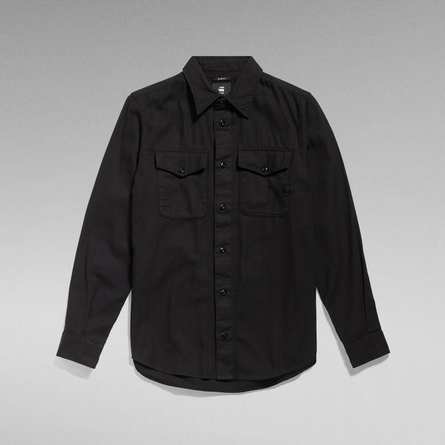 Chemise Marine Slim Noir G Star RAW BE