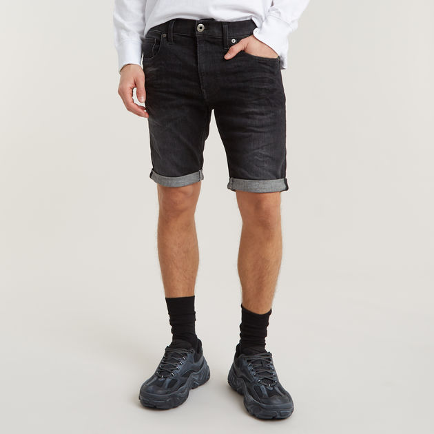Short 3301 Slim Denim Gris G Star RAW FR