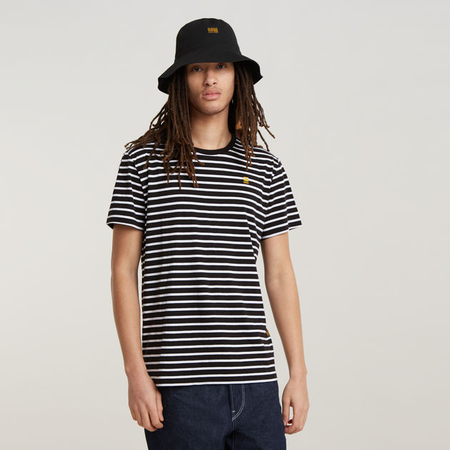 Multi colored striped t shirt top