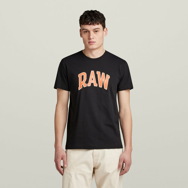 Raw. Graphic T-Shirt, Black