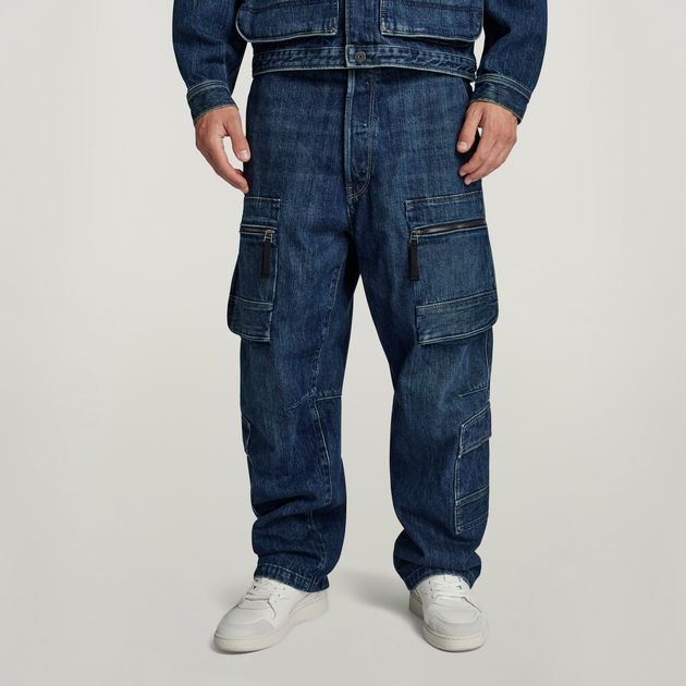Multi Pocket Cargo Relaxed Jeans | Dunkelblau | G-Star RAW® DE