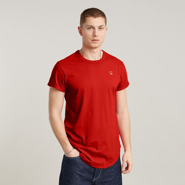 Red g star t shirt discount