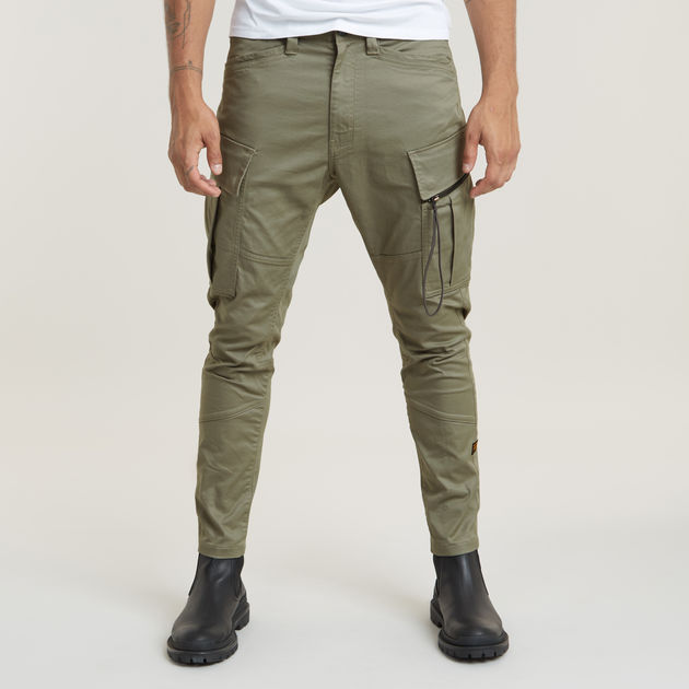 Pantalon Cargo Zip Pocket 3D Skinny 2.0 Vert G STAR CA