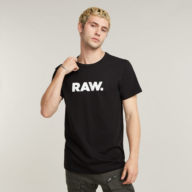 Holorn R T Shirt Black G STAR CA