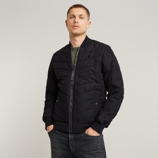 Padded Bomber Jacket Black G STAR CA
