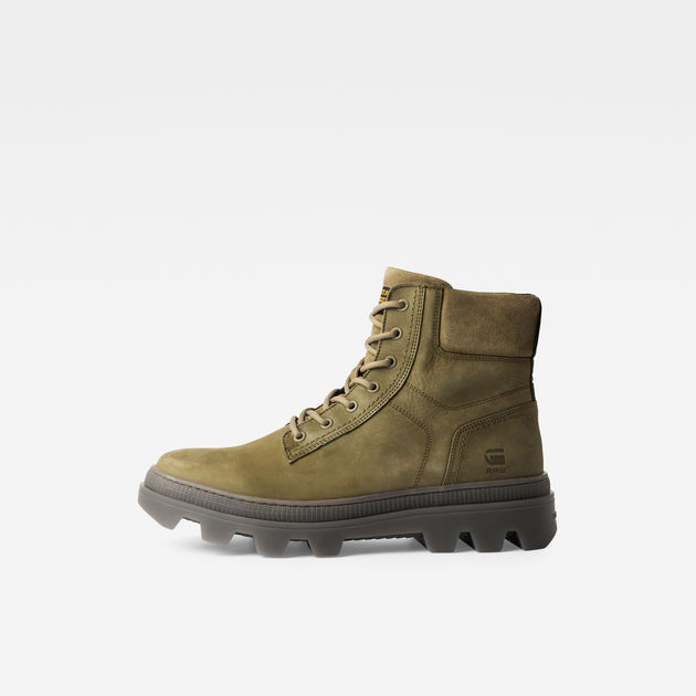 Noxer High Nubuck Boots Groen G-STAR® BE