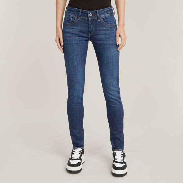 G star lynn mid skinny dark aged discount