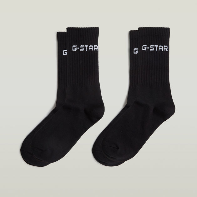 Sport Sock 2-Pack | Black | G-Star RAW® US