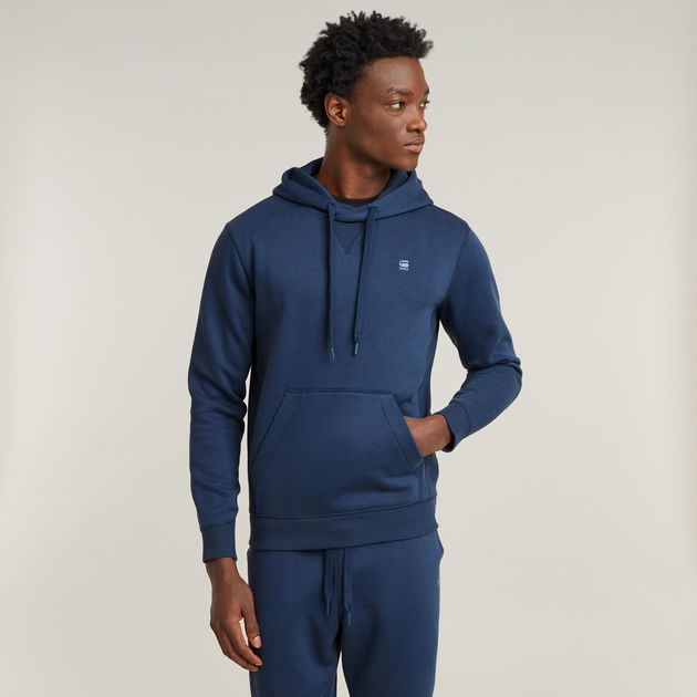 Blue g star hoodie outlet