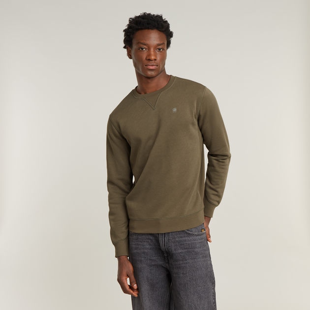 Premium Core Sweater Brown G STAR CA