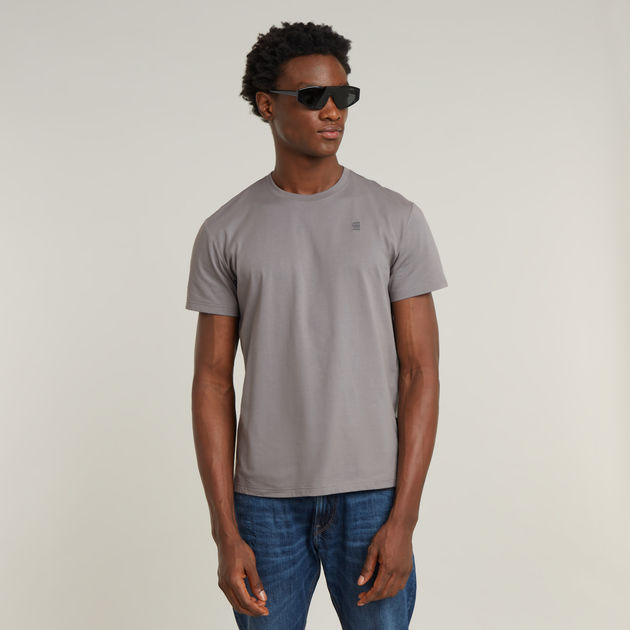 Base S T Shirt Grey G STAR ZA