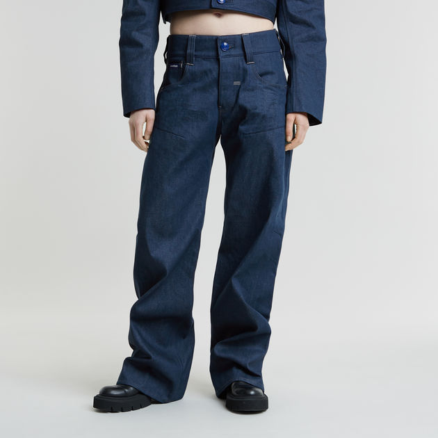 店舗良い Jeans Selvedge 3D Bowey Origins G-Star | G | ダークブルー パンツ