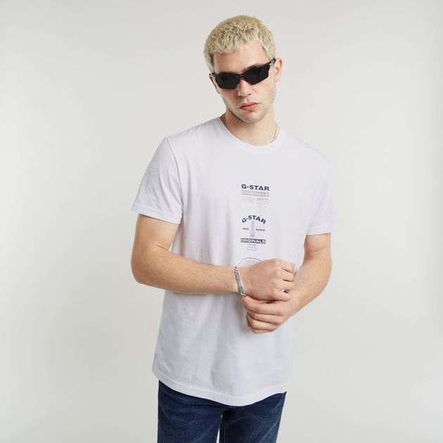 Multi Originals T Shirt White G STAR CA