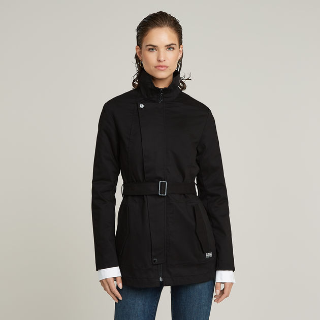 Short Trench Coat | Black | G-STAR® US