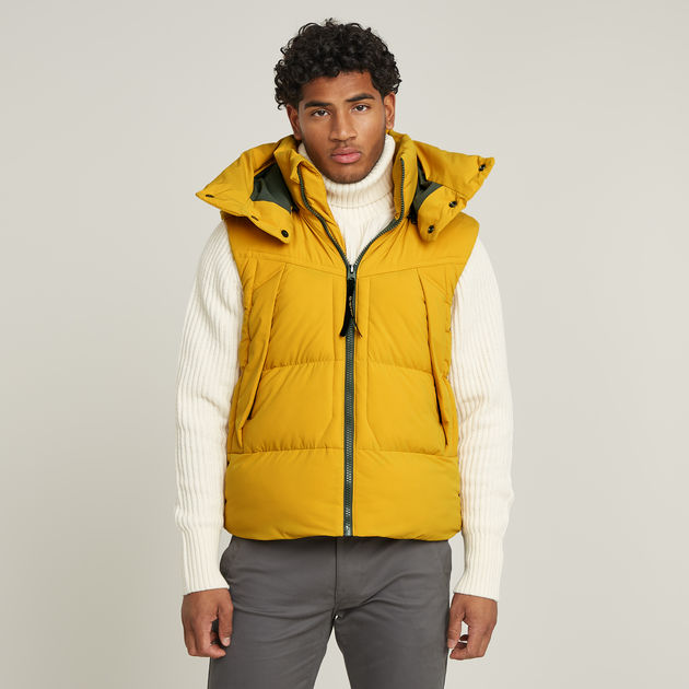 G-Whistler Padded Vest | Yellow | G-STAR® US