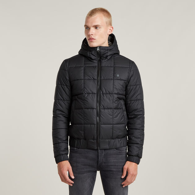 Meefic G Star Cazadora G-Star Meefic Quilted Hooded Jacket Black