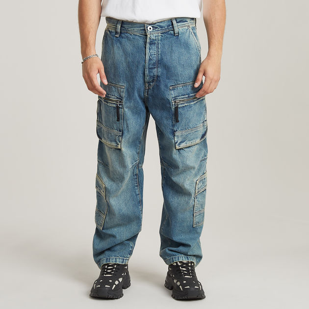 Multi Pocket Cargo Pants Relaxed | Medium blue | G-STAR® HK